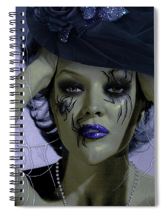 Witch Marilynn - Halloween Spiral Notebook